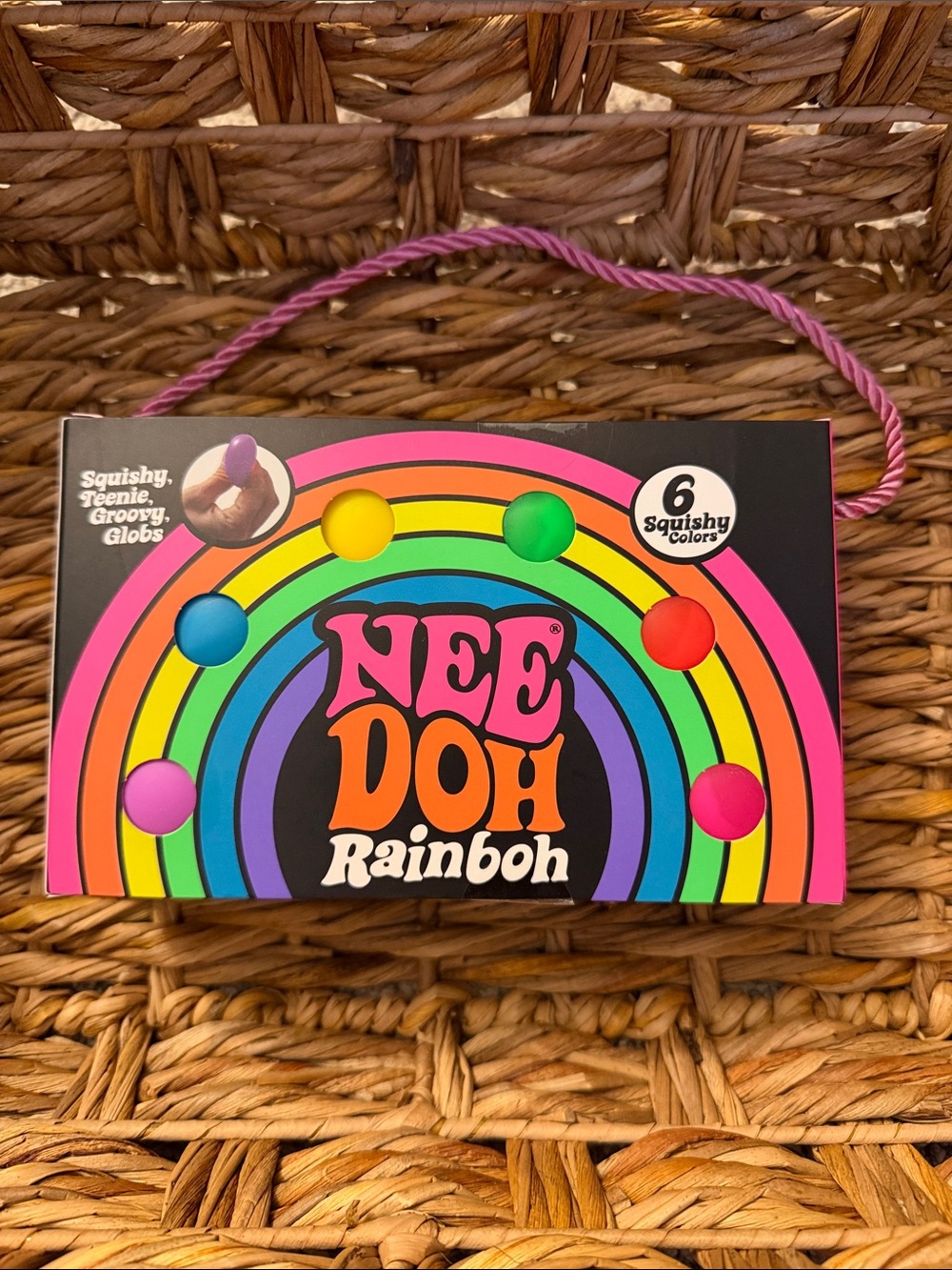 Needoh Rainboh 6 Piece Squishy Set - Multicolor